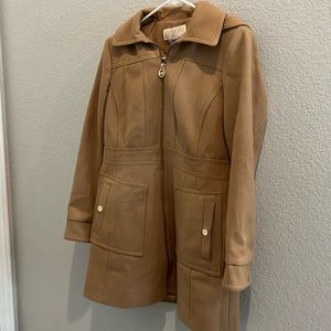 Michael Kors detachable hooded coat, petite small.